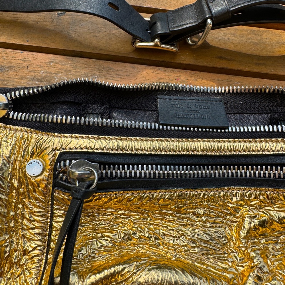 Rag & Bone Elliot gold fanny pack - Picture 4 of 5